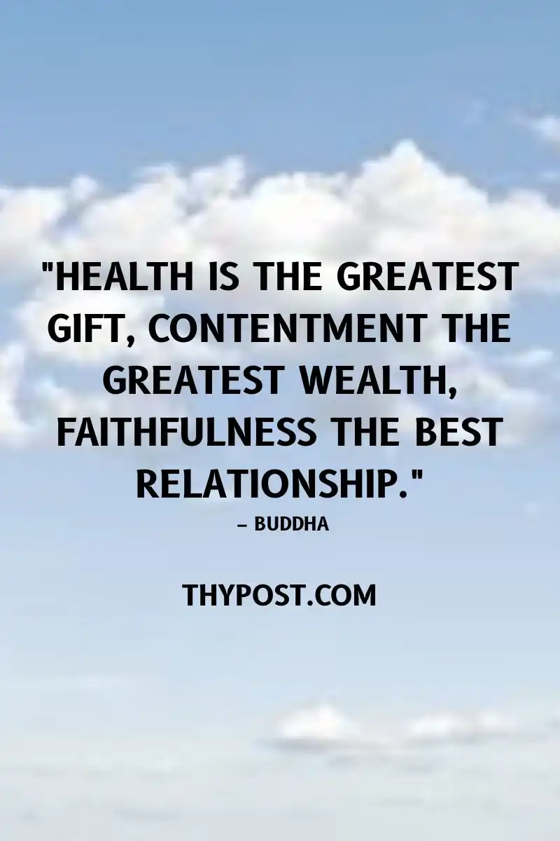 Inspiring Healthcare Quotes about health being the greatest gift