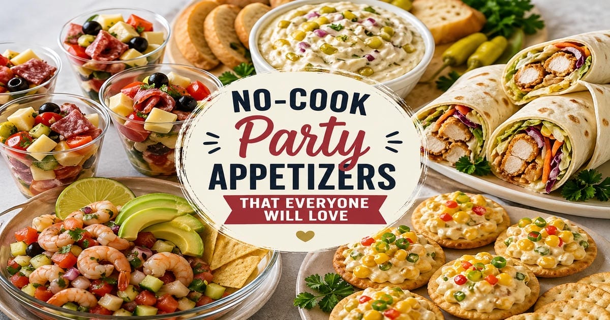 Easy, No-Cook Appetizers to Keep Your Kitchen Cool Recipe Guide