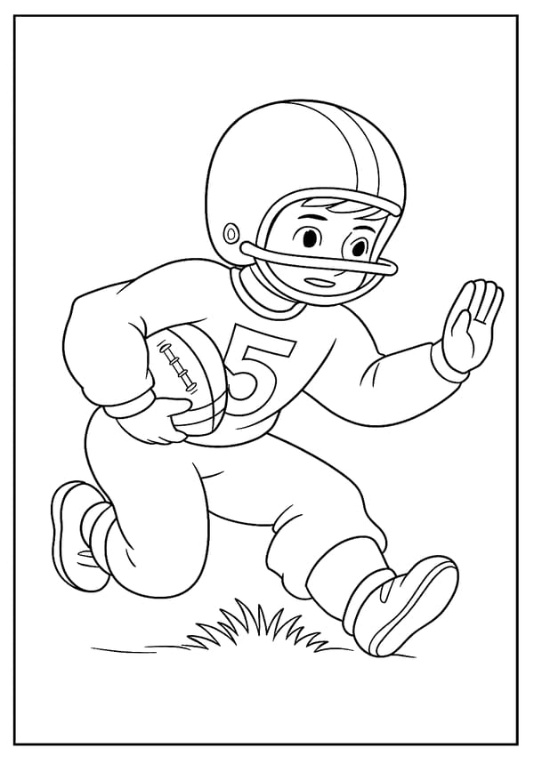 Football Coloring Pages