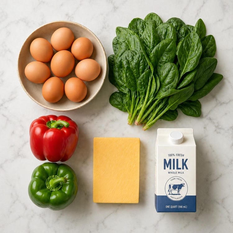 Healthy Ingredients for a Protein-Packed Egg Frittata Recipe