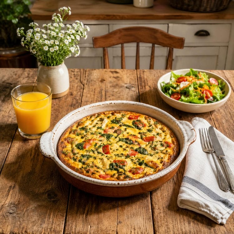 The Ultimate Protein-Packed Egg Frittata with Turkey Bacon