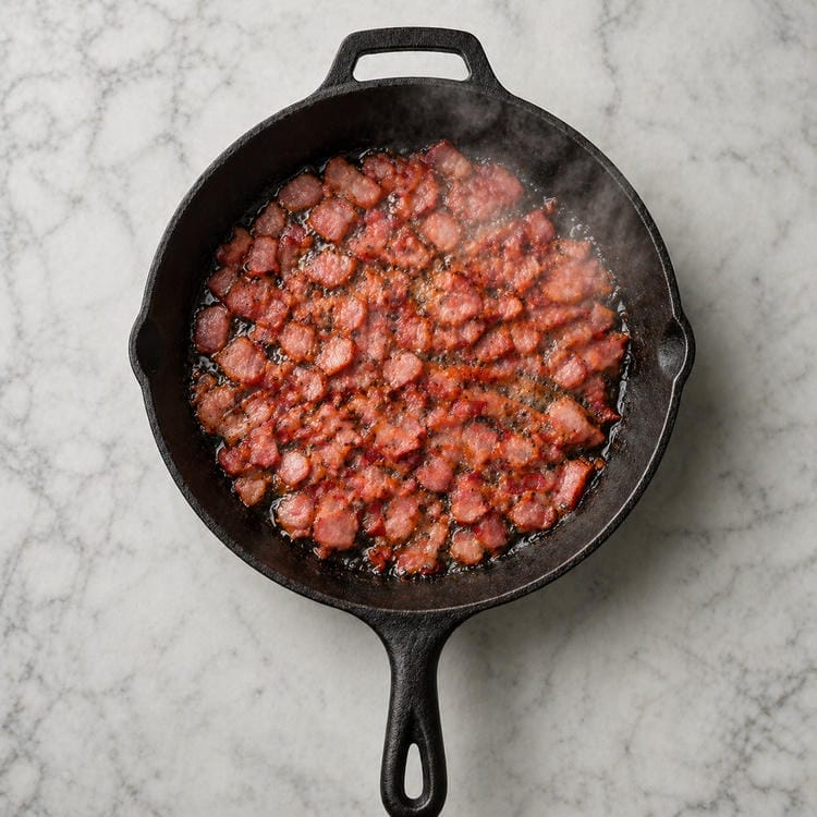 Preparing Turkey Bacon Base for Your Protein-Packed Egg Frittata