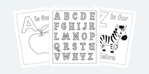 Alphabet Abc Coloring Pages
