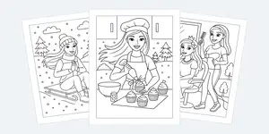 Barbie Coloring Pages