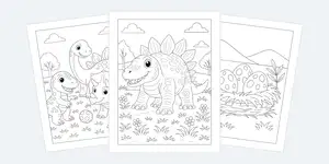 Dinosaur Coloring Pages
