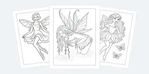 Fairy Coloring Pages