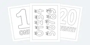 Number Coloring Pages