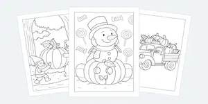 Pumpkin Coloring Pages