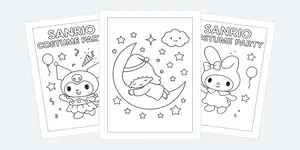Sanrio Coloring Pages