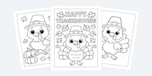 Thanksgiving Coloring Pages